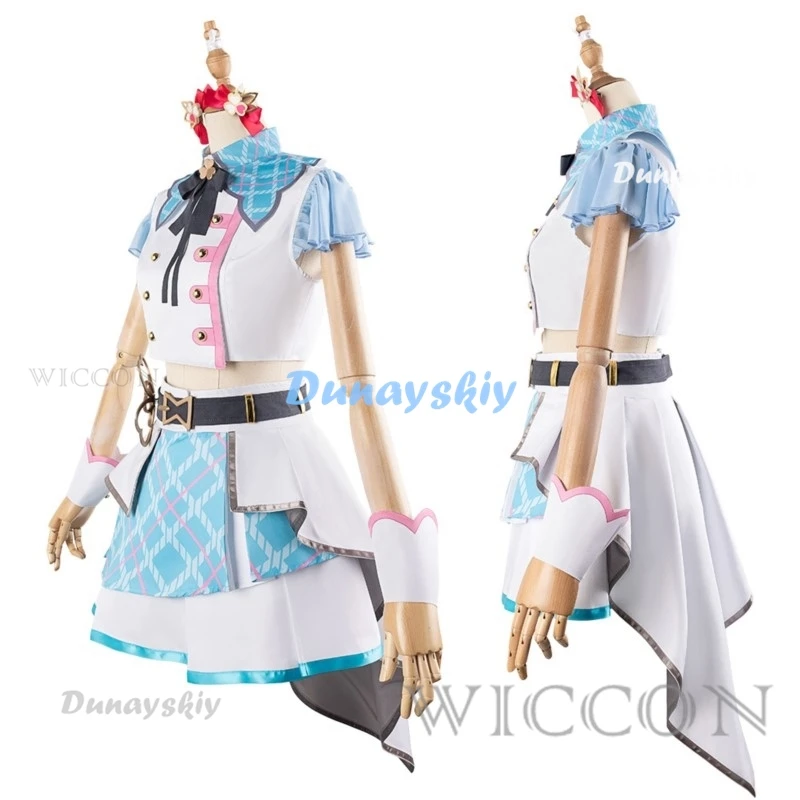 Momoi Airi Cosplay proyecto Sekai escenario colorido MMJ Momoi Airi Cosplay disfraz uniforme peluca traje ropa de Halloween