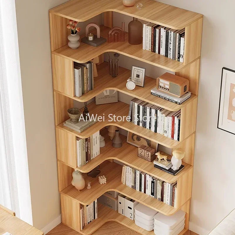 Shelving Tall Bookshelf Furniture Multi Use Organizer Shelf Books Bookshelf Booksellers Living Magazine Book Magazine Nordic