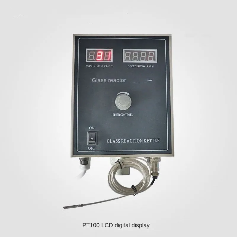 10L-20L-30L-50L Laboratory Double-layer Glass Reactor Laboratory Jacket Constant Temperature Synthesis Reactor (220V)