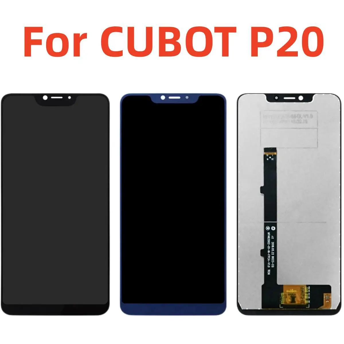 

Black/Blue For CUBOT P20 LCD Display+Touch Screen Digitizer Assembly 100% Tested New LCD+Touch Digitizer for CUBOT P20+Tools