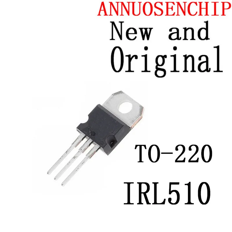 10PCS New and Original TO-220 IRL510N TO220 MOSFET N-CH 100V 5.6A IRL510