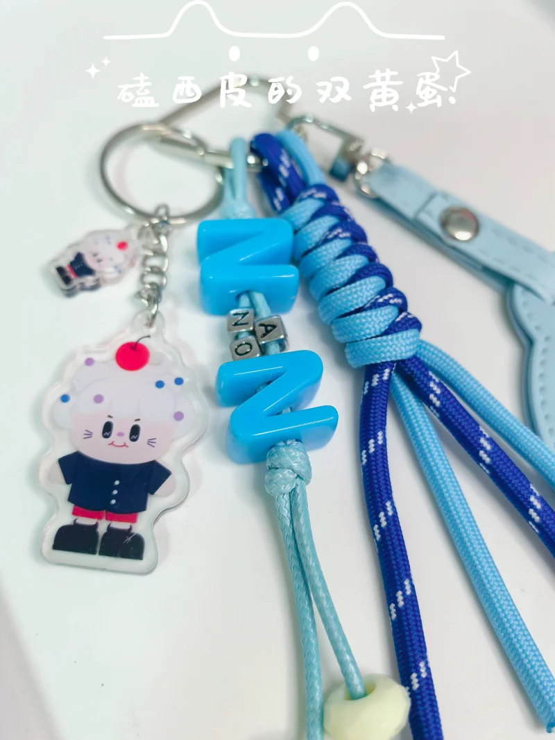 Stella tailandese fatta a mano NilkNhake Bad Bubby Series OhmNanon Nanon Accessori per la decorazione della borsa Portachiavi con ciondolo