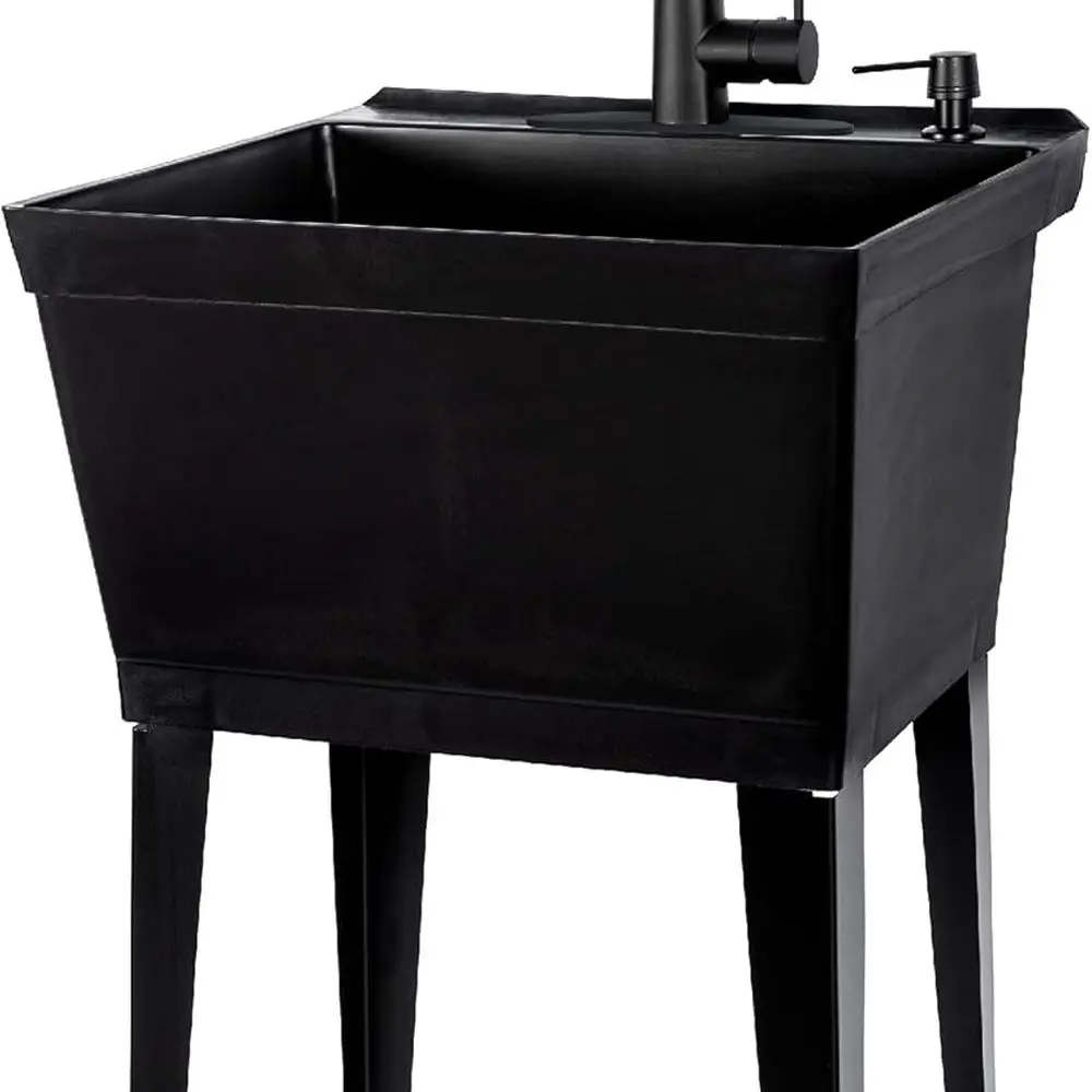 Black Utility Sink … - image