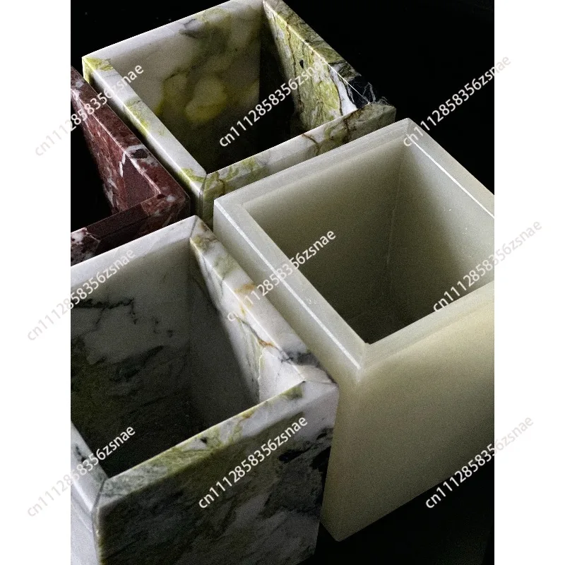 Natural stone candlestick jadeite marble aromatherapy wax home atmosphere decoration