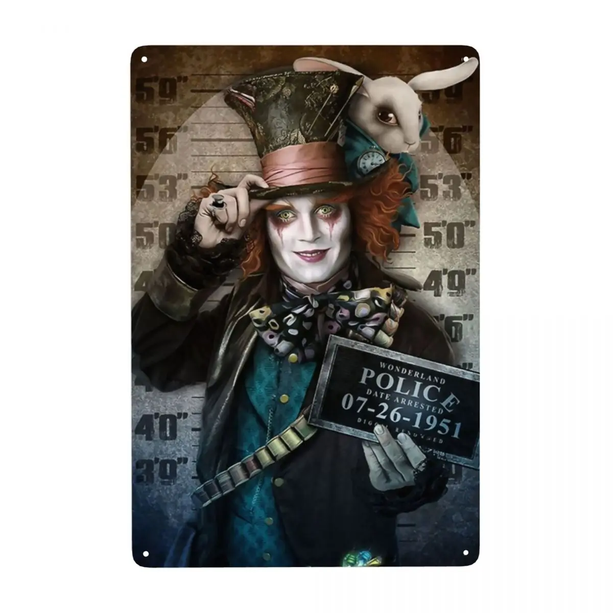 خمر مايكل مايرز هالوين فيلم الرعب المسلسل القاتل علامة معدنية شخصية القصدير اللوحة حانة جدار ديكور الفن الزخرفية