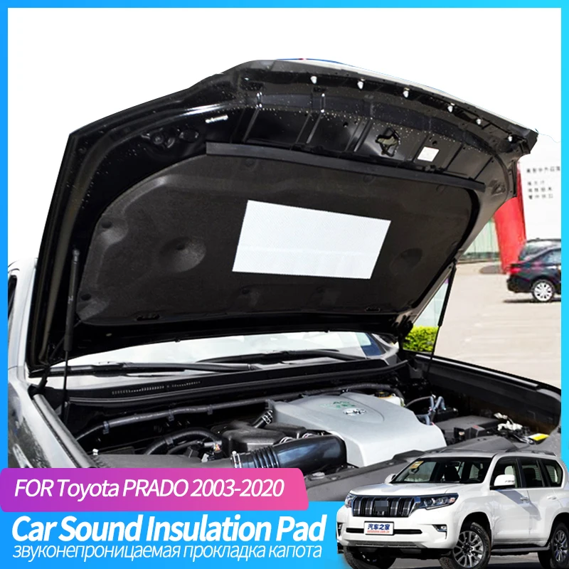 Car Car Hood Engine Sound Insulation Pad For Toyota PRADO 2700 2003-2020 Cotton Soundproof Cover Thermal Heat Mat Accessories - Aliexpress Deal