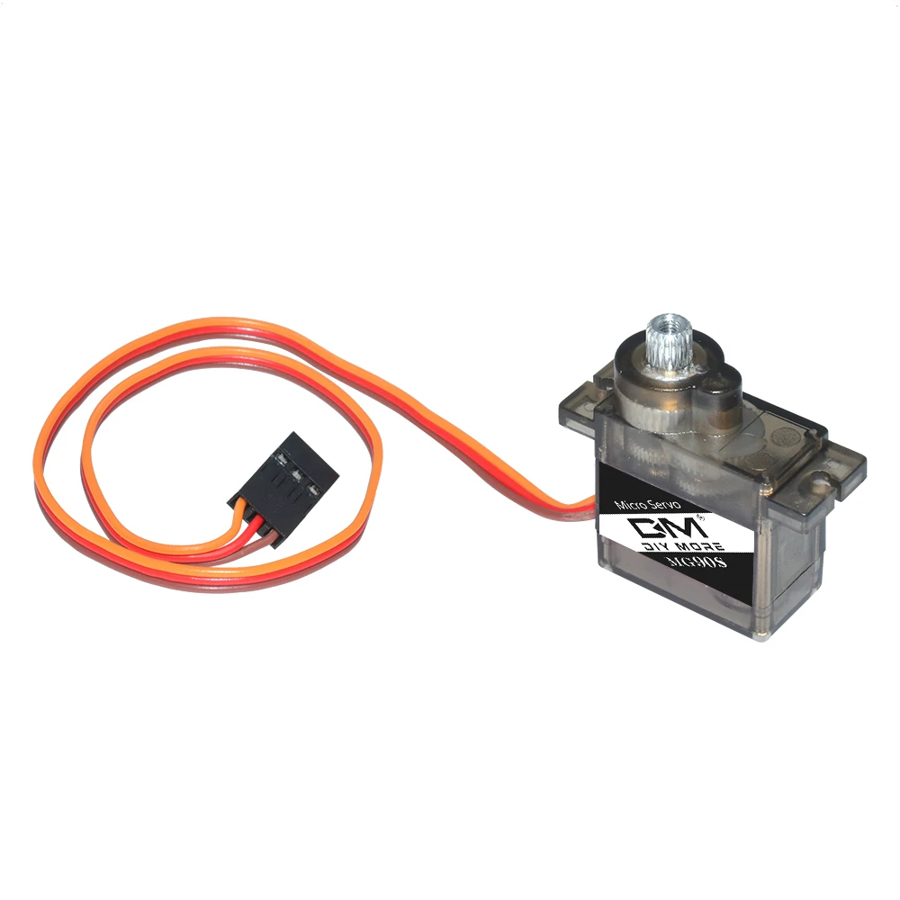 Servi 9G MG90S Micro servi con ingranaggi in metallo per auto barca aereo elicottero RC