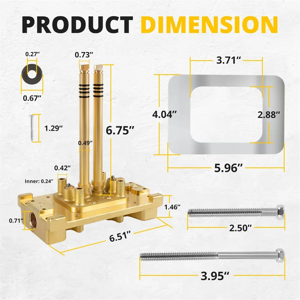 Floor-Mount Freestanding Tub Filler, Rough-in Valve para Delta ou qualquer D Floor-Mount, substituir por R4700-FLWS