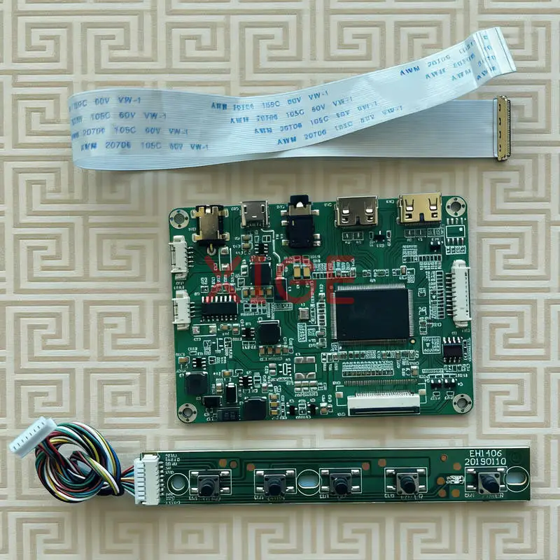 For B156XTN07 B156XTN08 B156XW04 G156XTN02 Drive Controller Board Kit DIY Laptop Monitor 2Mini-HDMI 1366x768 1366*768 30-Pin EDP