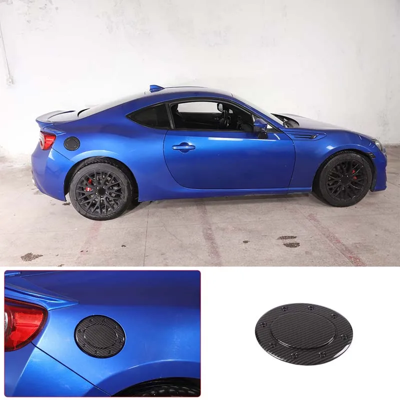 

For Subaru BRZ/Toyota 86 2012-2020 ABS Carbon Car Fuel Filler Tank Cover Oil Cap Cover Decoration Stickers Exterior Accessories