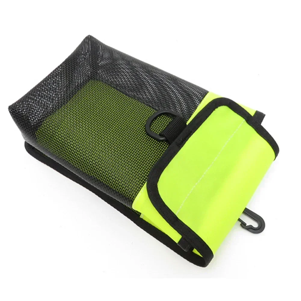 Portable Mesh Bag For Scuba Diving SMBs Lightweight And Compact Design Attachable D Ring For Convenient Storage