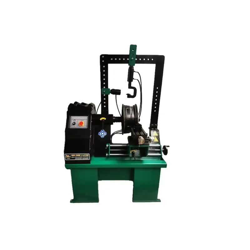 Automobile Wheel Hub Shaping Machine Aluminum Alloy Rim Repair Machine Fully Automatic with Lathe Wheel Hub Calibration