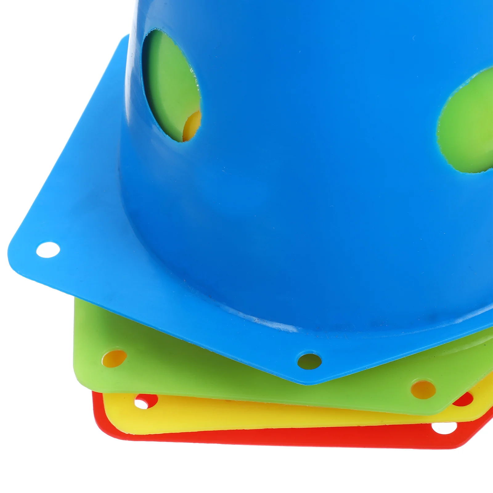 

24 шт. тренировочные конусы, пластиковые маркеры ловкости для футбола, баскетбольных тренировок, разноцветные защитные конусы, дорожный конус, дорожная парковка