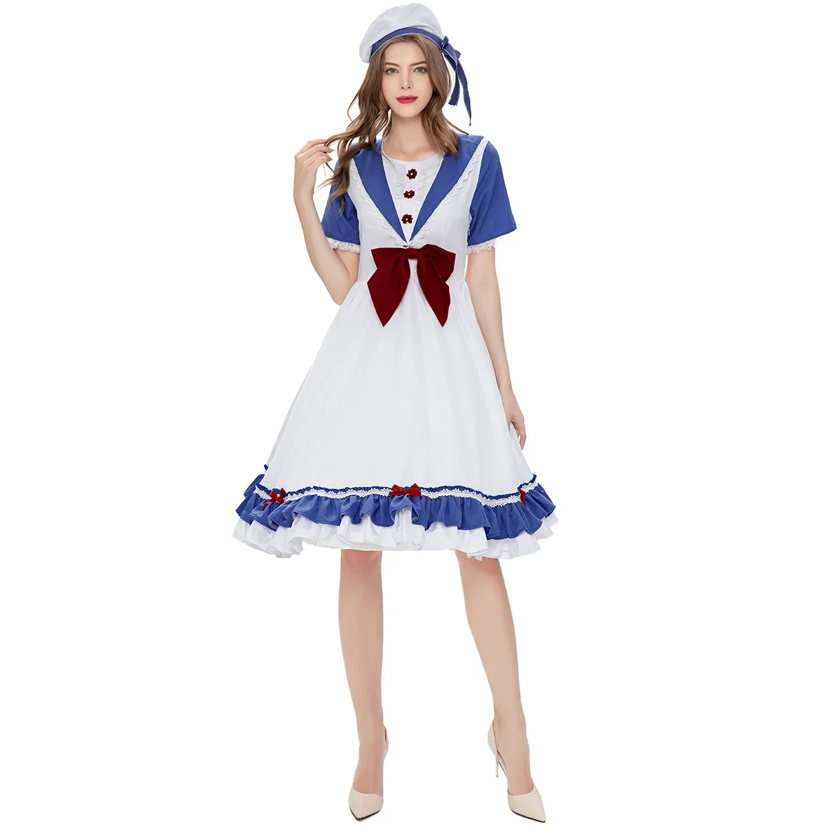 

Halloween Cosplay Lolita Maid Sailor Costume