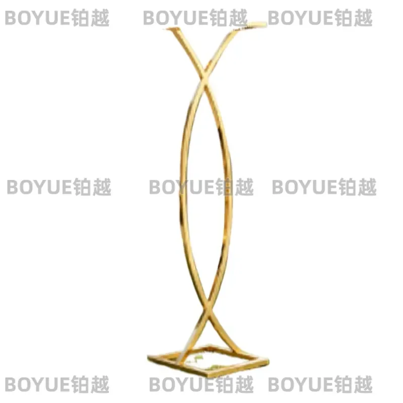 5/10 Pieces Gold-Plated Iron Flower Stands New Style Wedding Party Store Store Decor for Wedding Party Main Tables