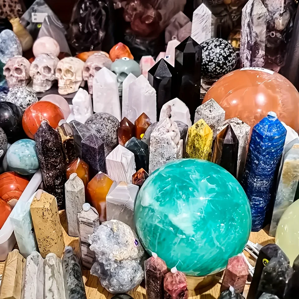 Unique Mixed Raw Crystals Gift Box Set