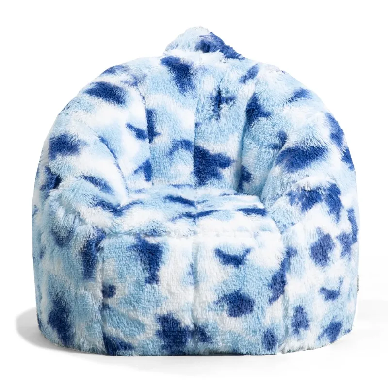 

Bean Bag Chair, Plushie, Kids/Teens, 2.5ft, Indigo Tie Dye bean bag chair chairs for bedroom bean bag chair with filling