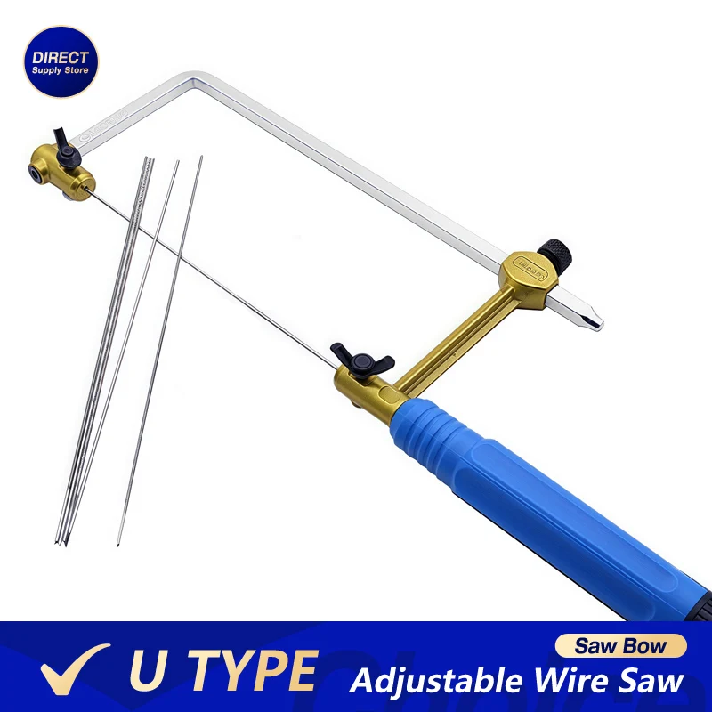 Adjustable Saw Bow U Type Wire Saw Bow Cutting Tool For Wooden Handle Of Jewelry Saw Frame Hand Tools Jeweler's Saw Frame