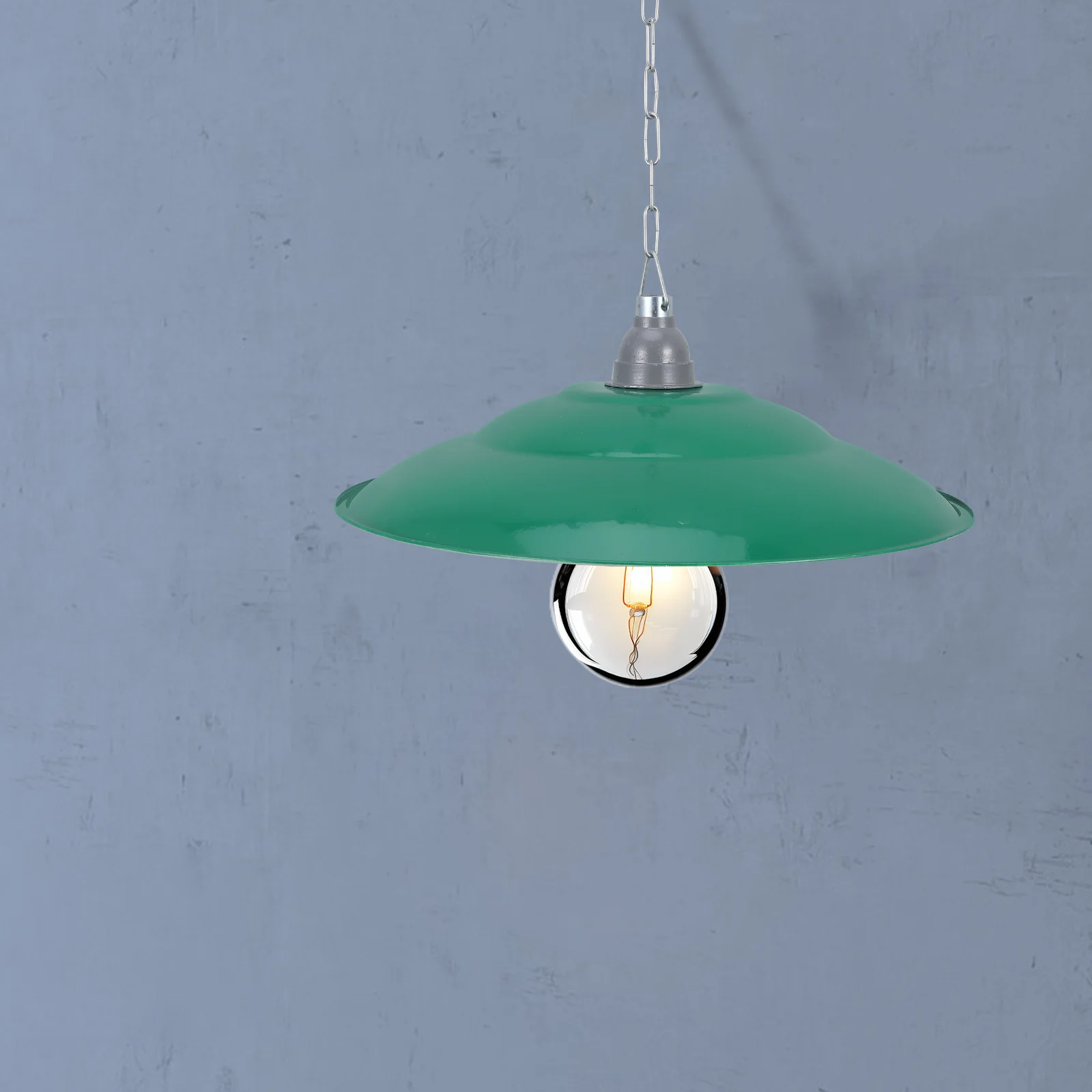 

LED Worklight with 35cm Shade 0.5m Chain IP65 Waterproof Lamp Cover Industrial Decorative Lighting