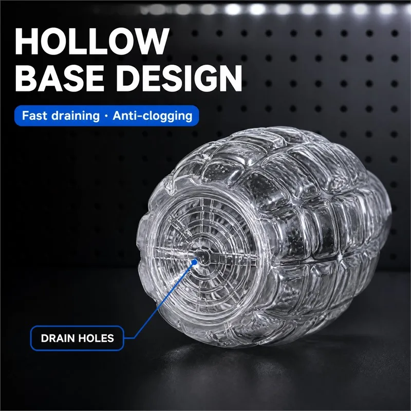 3PCS Water Bead Subpackage Bottle Empty Plastic Container Set Hollow Water Filter Bottom Refill Storage Bottles For Kids