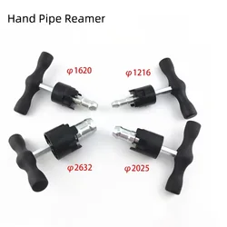 T-Calibrator Tool Accessory Whole Circle Hole Chamfer Tool Repair Internal and External Reamer Handle for Plastic Pipe Plumbing