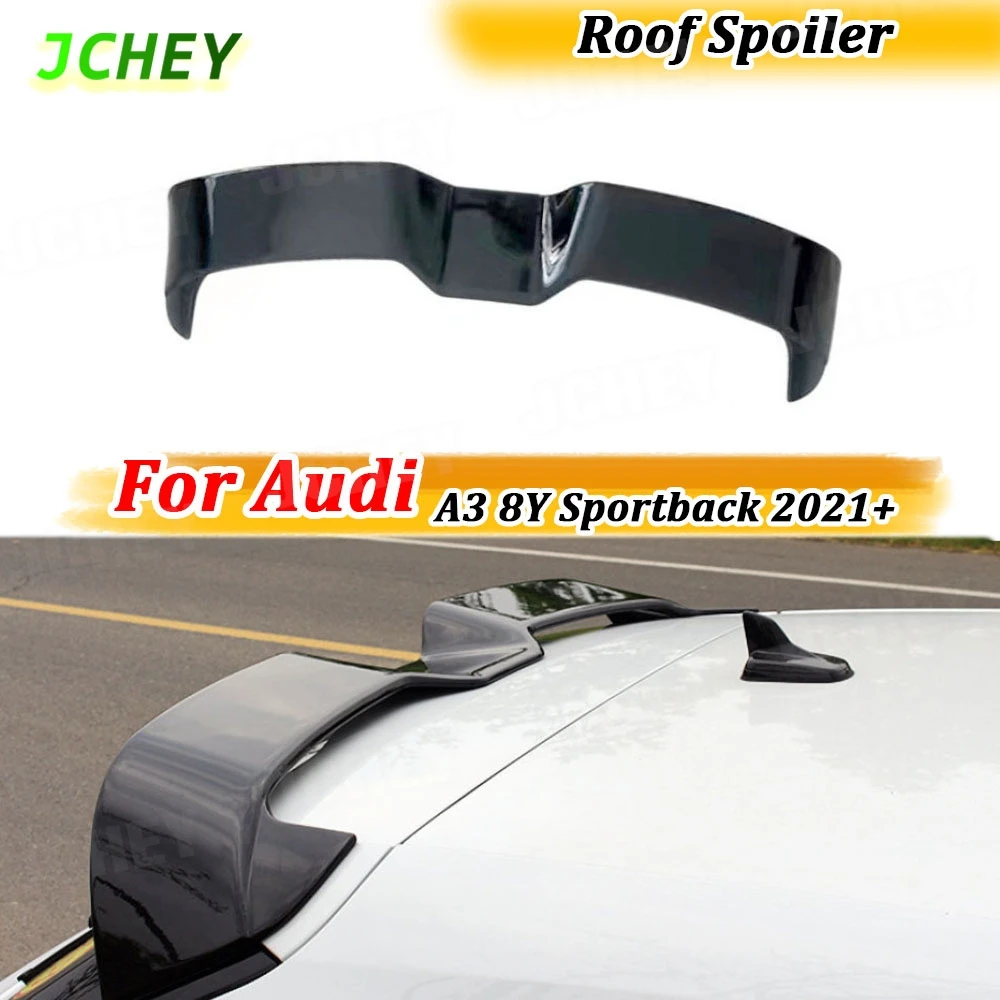 

JCHEY Rear Roof Spoiler for Audi A3 8Y Sportback 2021+ RS3 Style for Audi A3 Hatchback 2021+ Odin Style ABS Body Kits