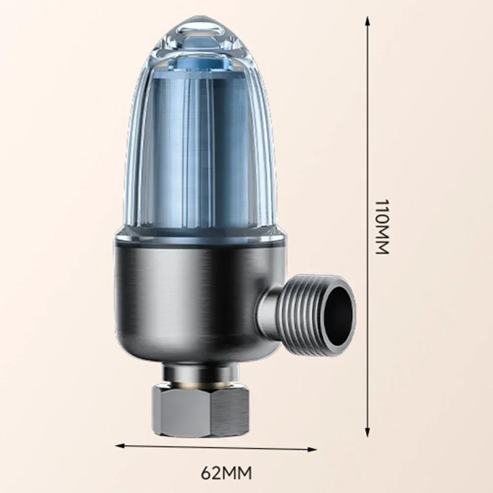 Shower Scale Filter Water Heater Filter Household Water Usage User-Friendly Installation Built-In Maintenance Indicator