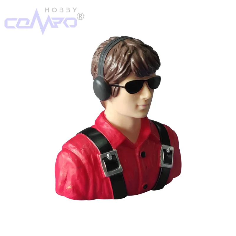 1 pc 1/6 escala pilotos figuras modelo de brinquedo para avião rc acessórios hobby asa fixa avião modelo de aeronave rc