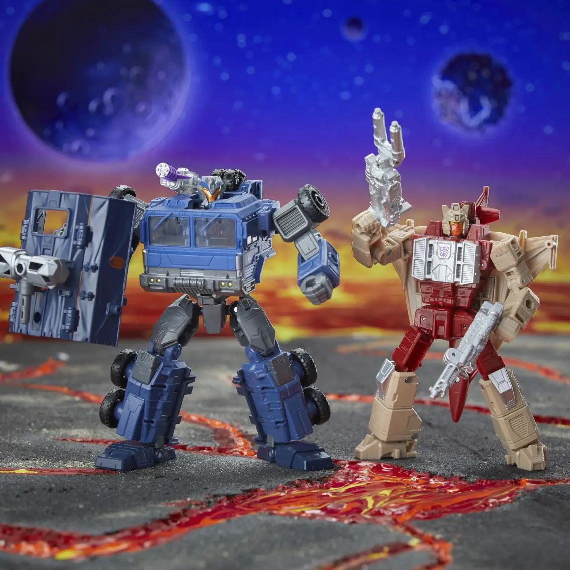 

Hsabro Transformers Legacy: United Doom 'n Destruction Collection 2-Pack (Prime Universe Breakdown, Windsweeper) Model Toy Gfit