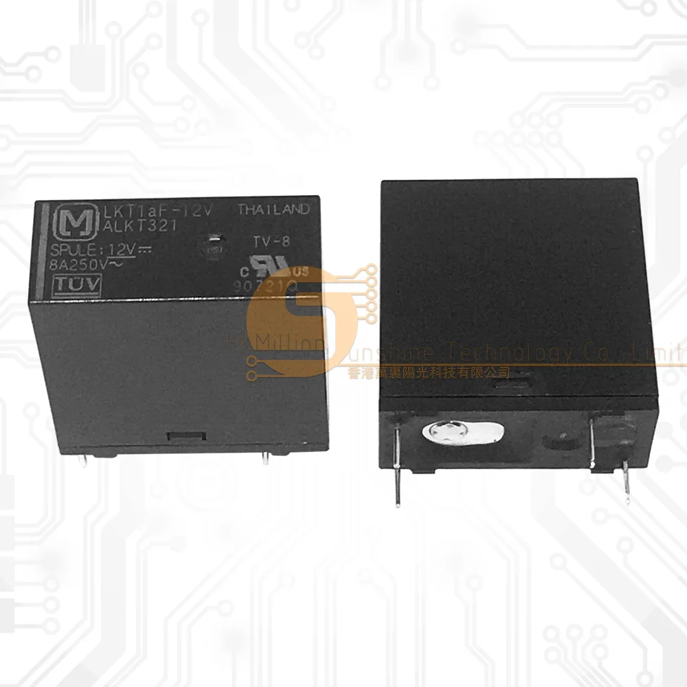 5-10 pcs/lot D'origine LKT1AF-12V ALKT321 LKT1AF-12VDC LKT1AF-DC12V 4 BROCHES 8A250V 12VDC Relais De Puissance