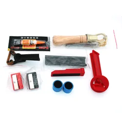 Conjunto completo Snooker Bilhar Pool Cue Tip Repair, Ferramenta Alterar, Conjunto Acessório