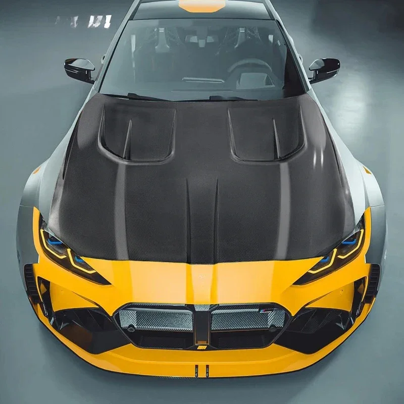 BestsellerHigh Quality Car Fiber Enging For M3 G80 M4 G82 Double Sided Carbon Front Engine Bonnet Hood