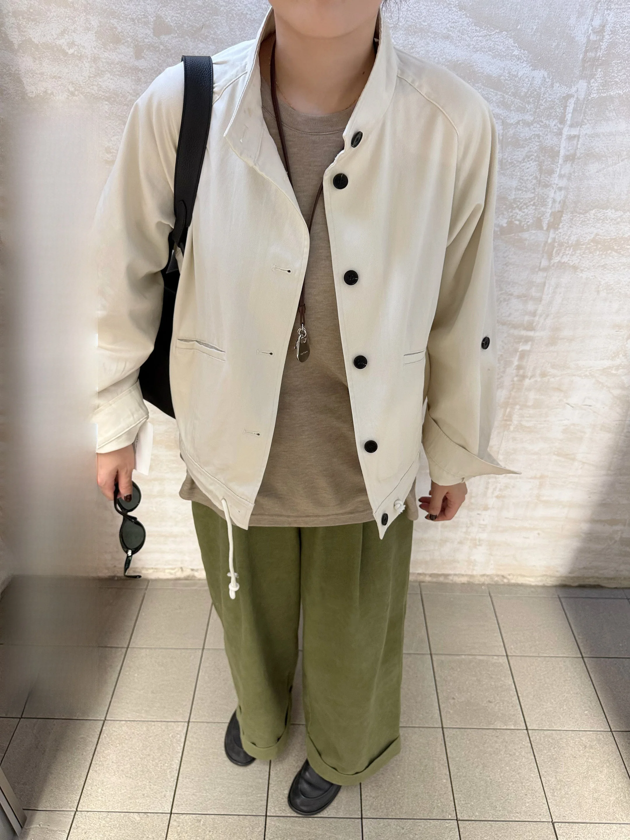 

Elielim Women's ort Casual mat Jaet Stand Collar Field Coat Spring Autumn New Sle Simple Workwear Coat