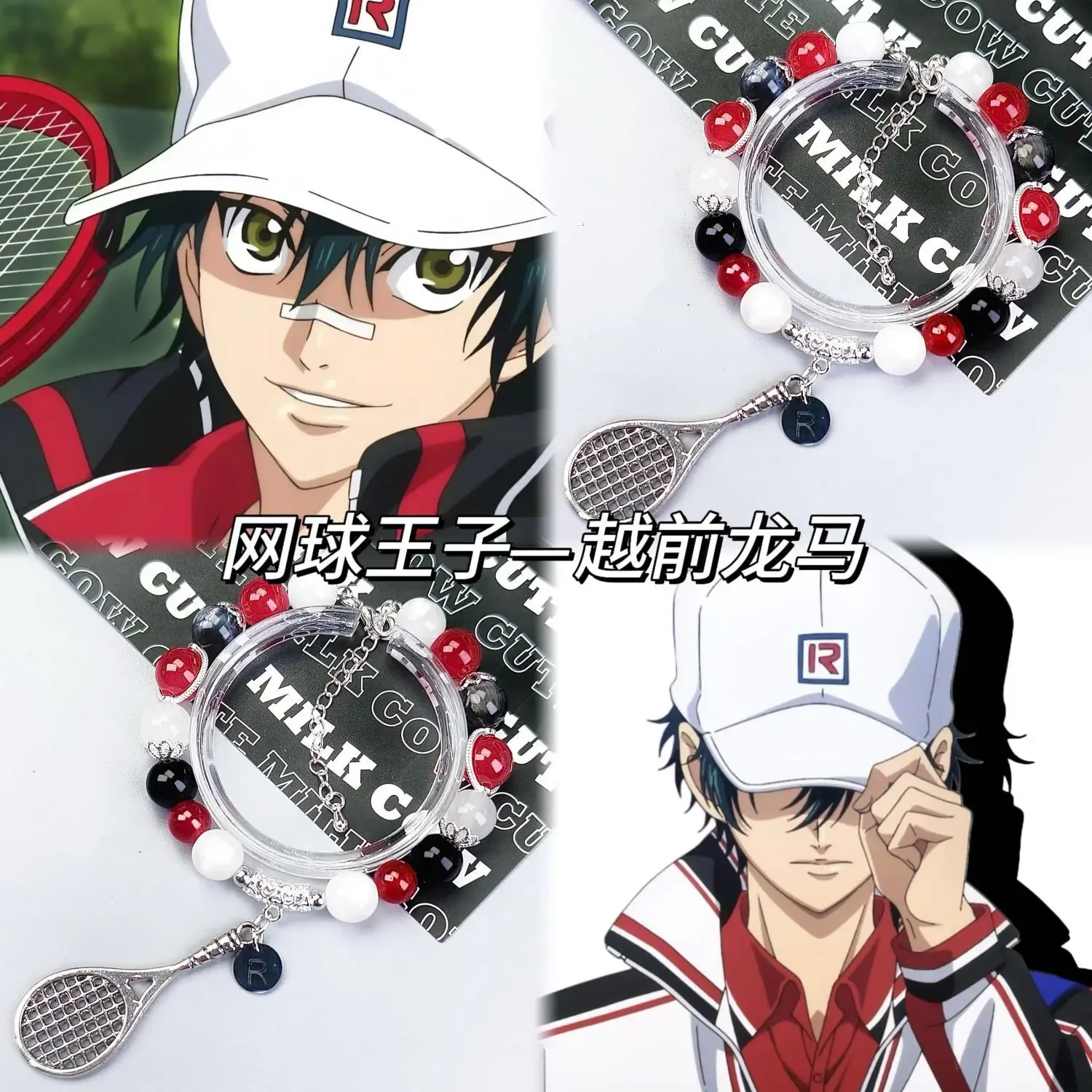 

The Prince of Tennis Ryoma Echizen Original Couple Bracelet Beaded Bracelet Animation Derived Peripheral Jewelry AccessoriesGift