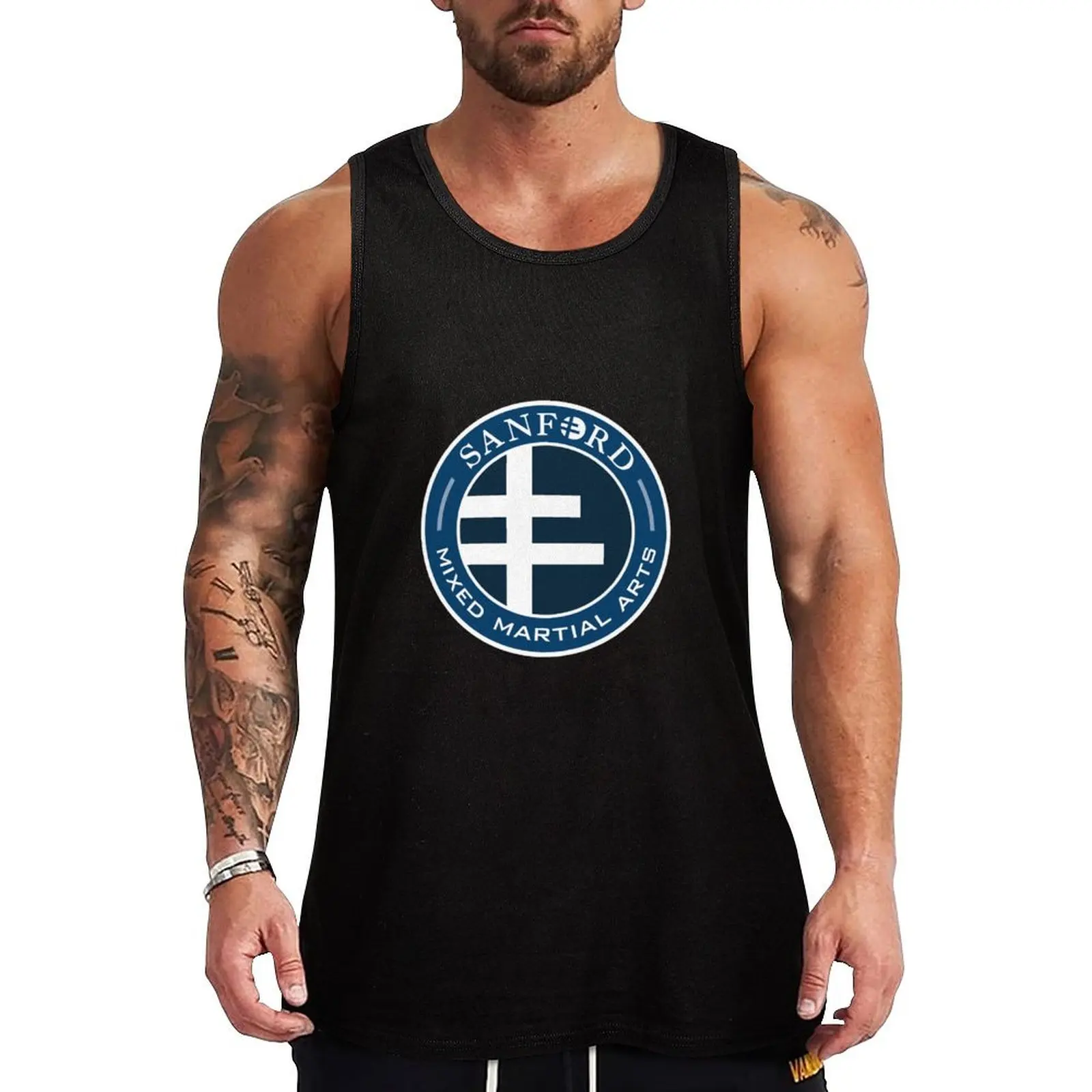 

Sandford MMA Tank Top Men's cotton t-shirt sports suits