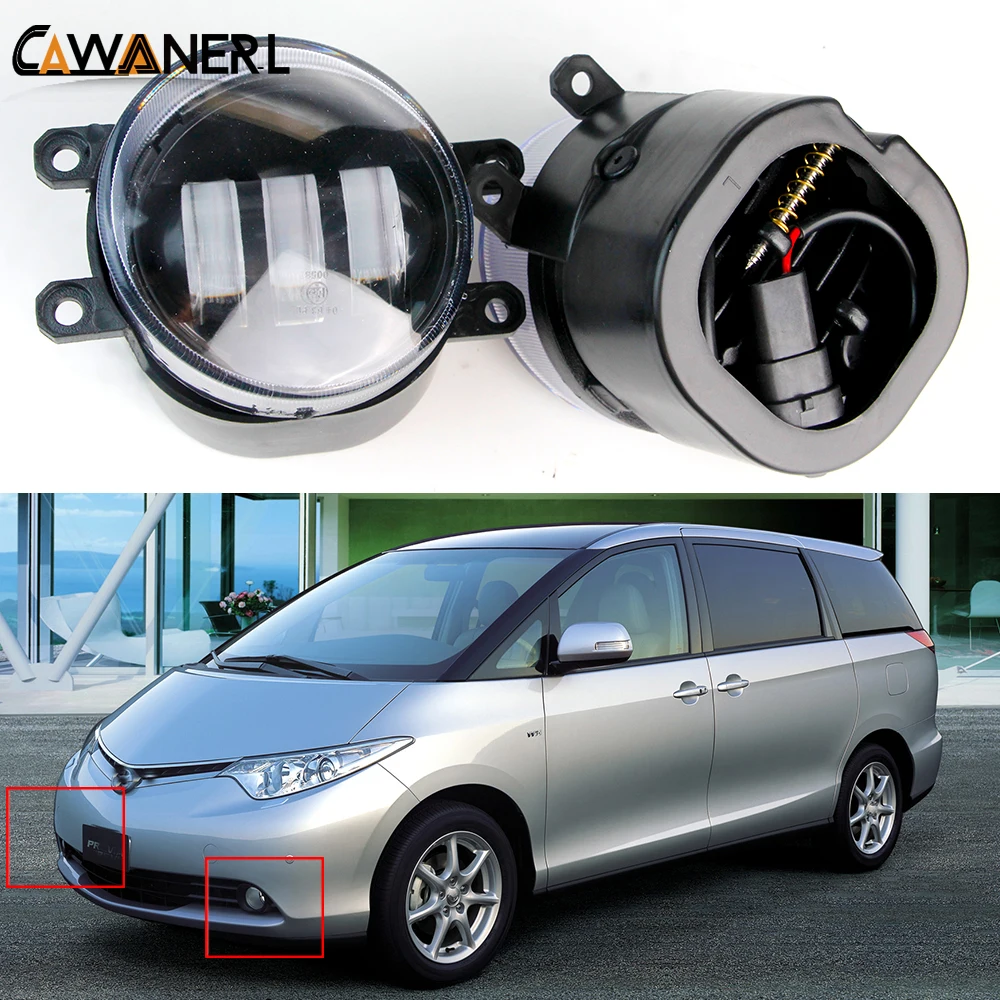 

2 X 30W Canbus LED Fog Light Assembly For Toyota Previa 2008 2009 2010 Car Driver + Passenger Fog Lamp H11