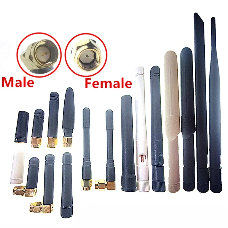 2PCS 868MHz 915MHz Antenna 3dbi SMA Male Connector GSM, GPRS Antena Outdoor Signal Repeater Antenne Waterproof  Glue Rod Antenna