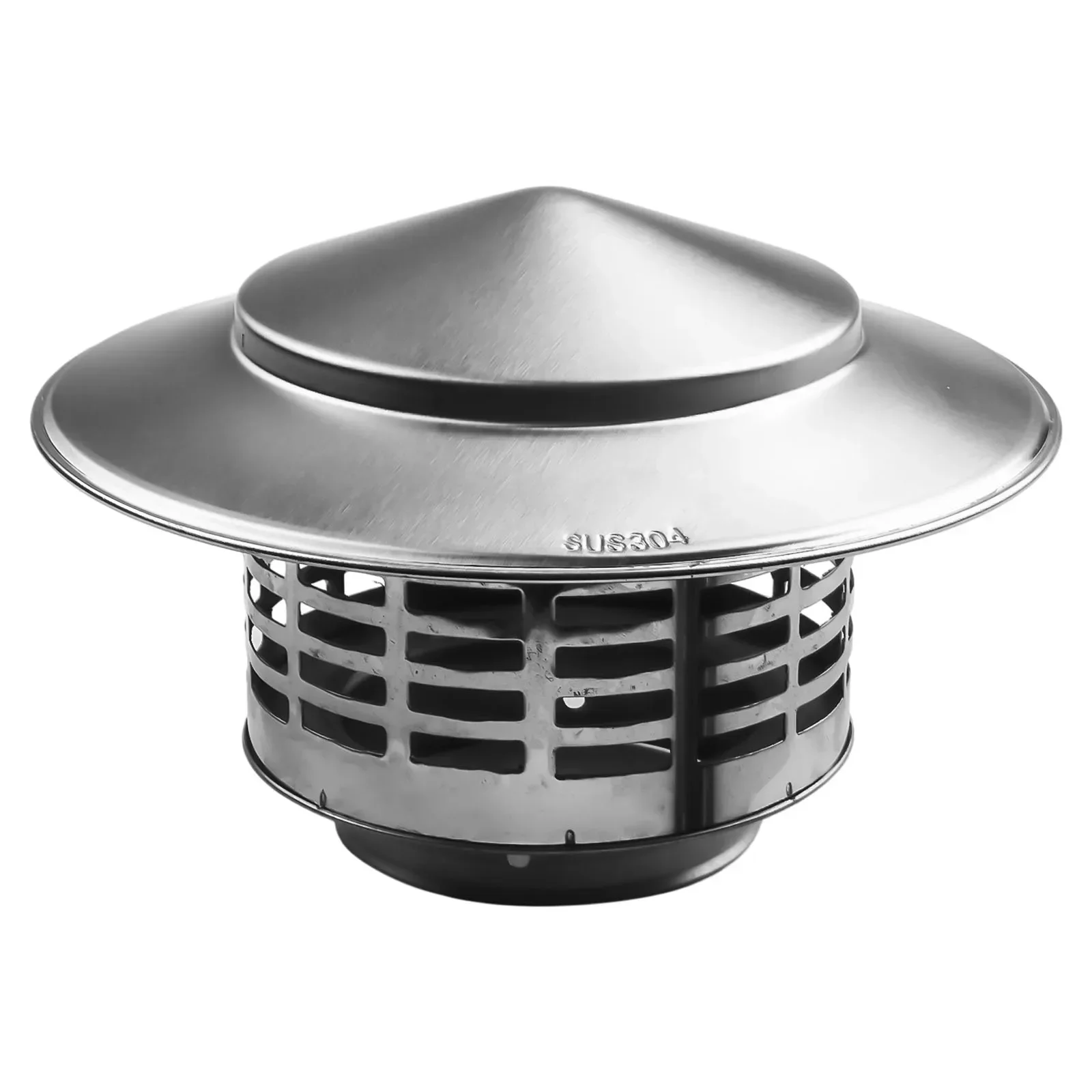 Exhaust Chimney Cap Outlet Roof Pipe Stainles Steel Wall Fresh Air Chimneys Exhaust Hood For Ventilation Ducts