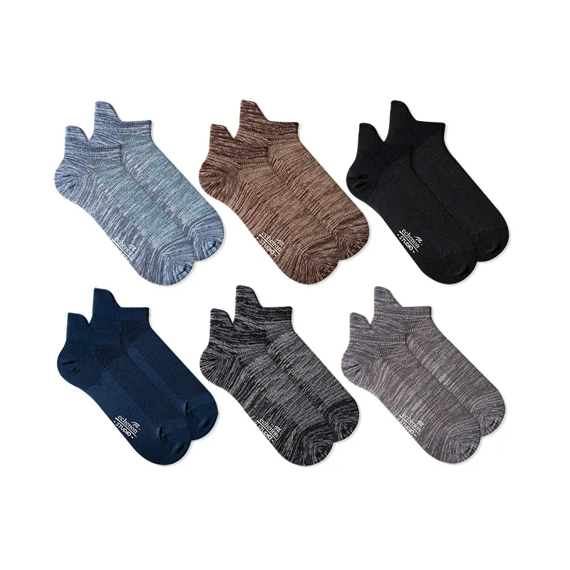 

Miosam, Новое поступление, мужские хлопковые вязаные дышащие летние повседневные спортивные носки высокого качества 168N, короткие носки для бега на открытом воздухе