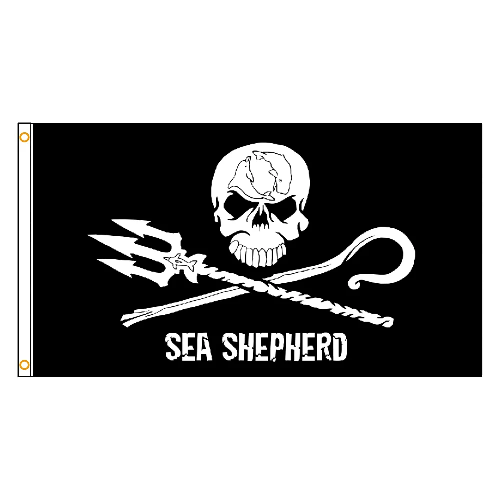 FLAGCORE 90X150CM Sea Pirate Flag Skull Banner For Halloween Activities