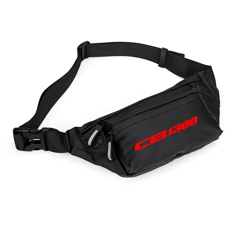 

For CB1300 LOGO Men Waist Pack Belt Hip Bum Slant back bag Chest Bag Male Motorcycle Riding Antitheft Purse