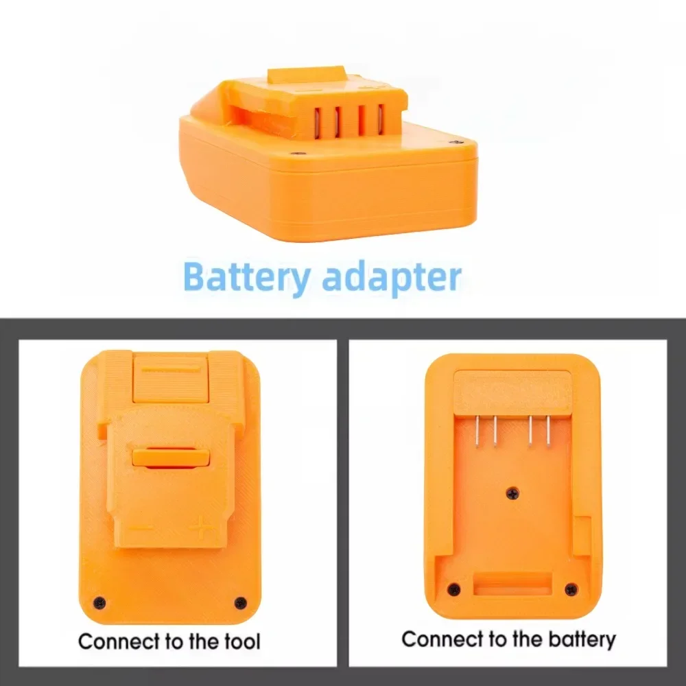 Akku-Adapter-Konverter für Aldi Ferrex 20 V Active Energy Lithium-Akku auf WORX 20 V 4PIN Akku-Bohrschrauber (nur Adapter)