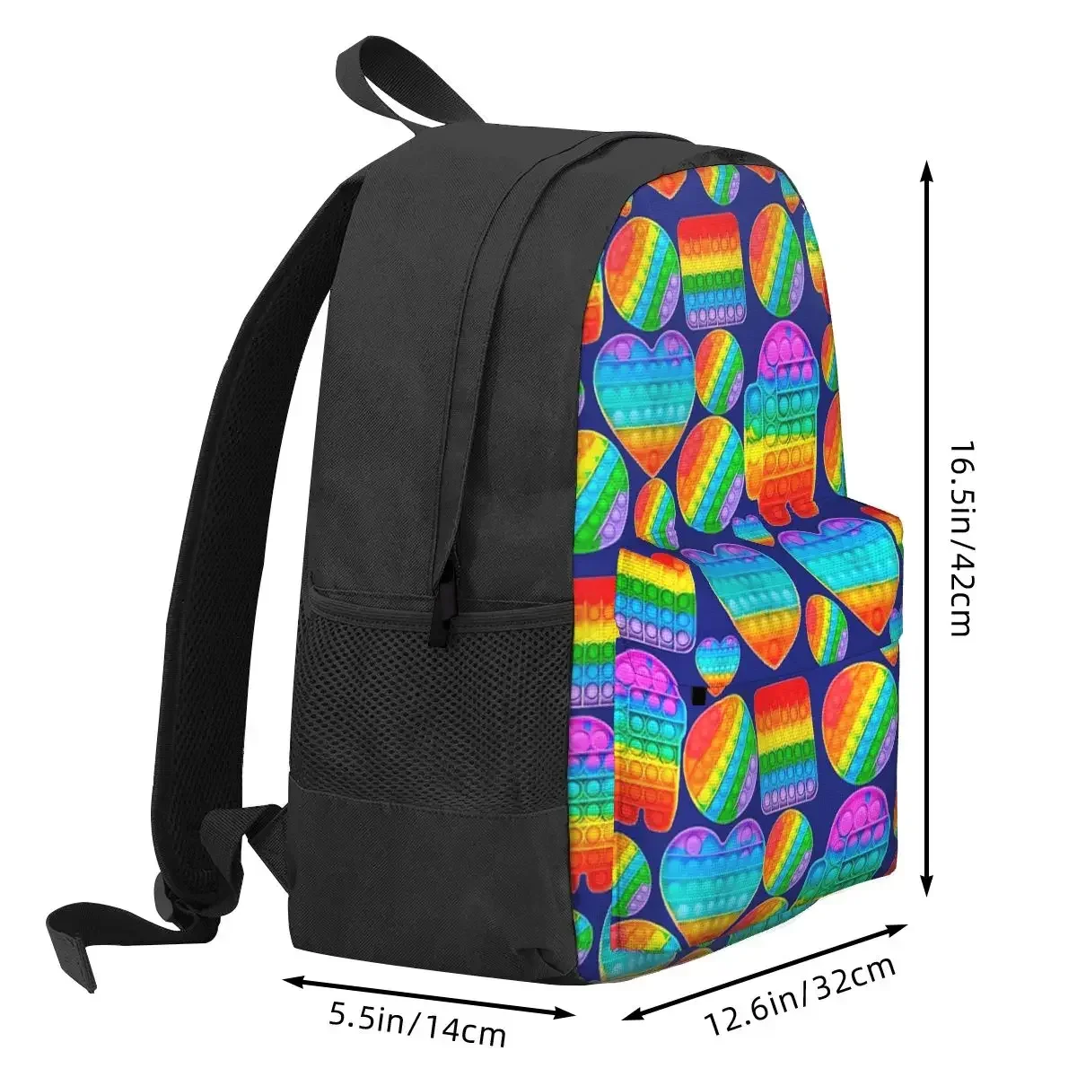 Popit Anti-Stress System Backpacks Boys Girls Bookbag Children School Bags Cartoon Kids Rucksack Laptop Rucksack Shoulder Bag