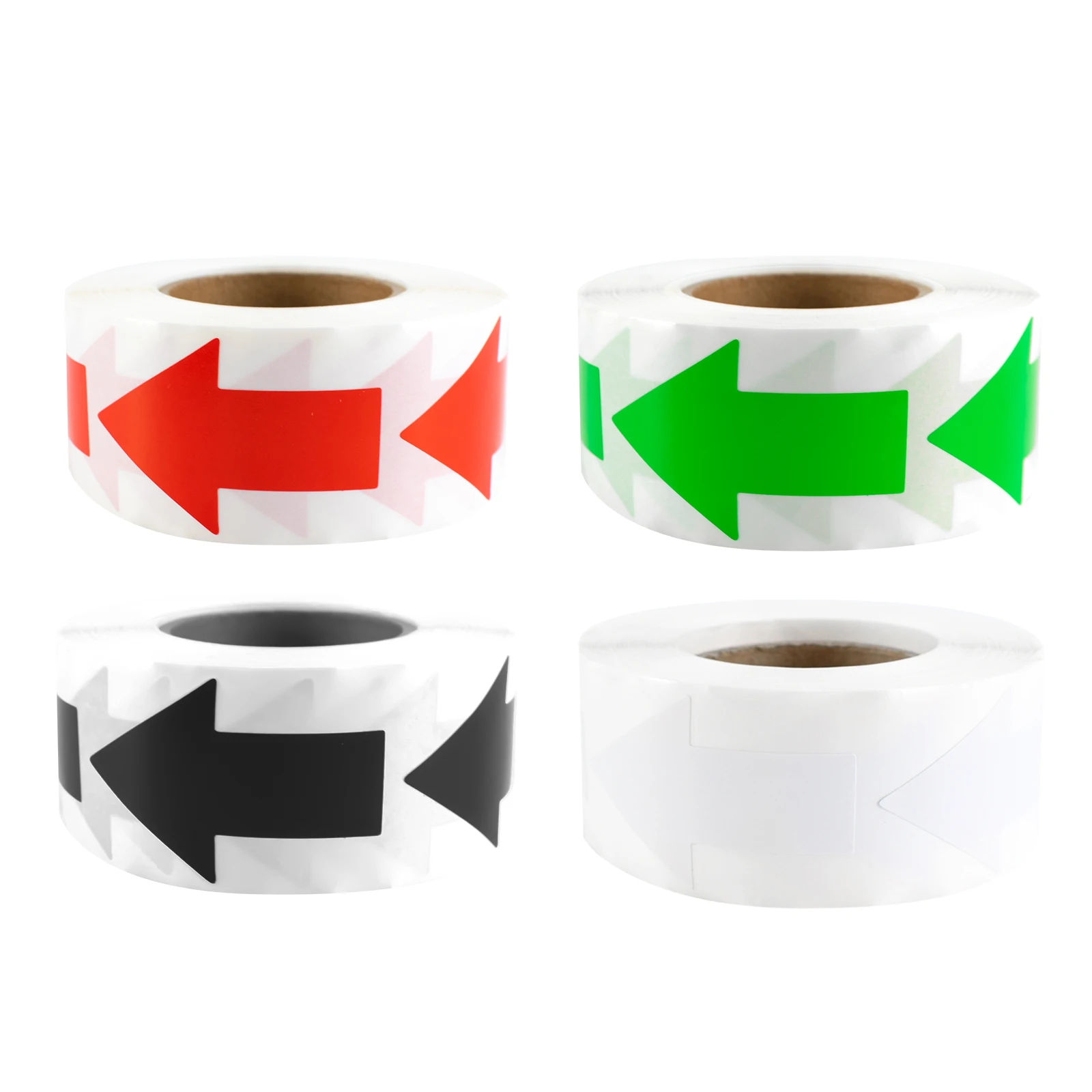 500Pcs Arrow Sign Labels 2 X1.25 