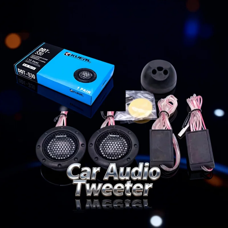 High Power120WUniversal car tweeter speaker，With aluminum dome - Provides exceptional clarity for car audio enthusiasts