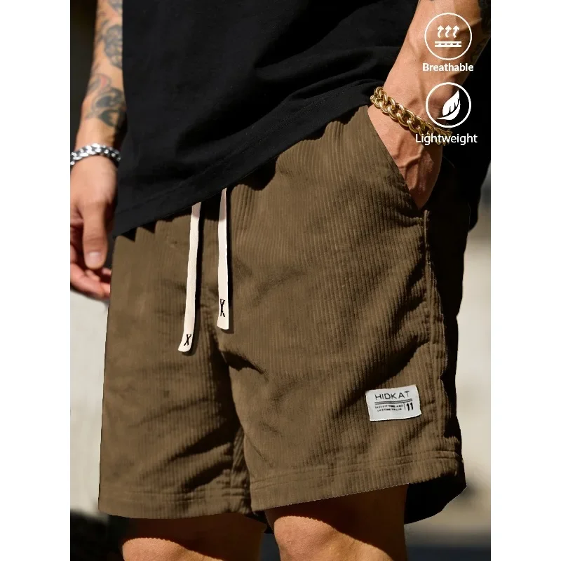 

Мужские летние модные шорты с эластичным поясом для пляжей, отдыха и занятий спортом CV