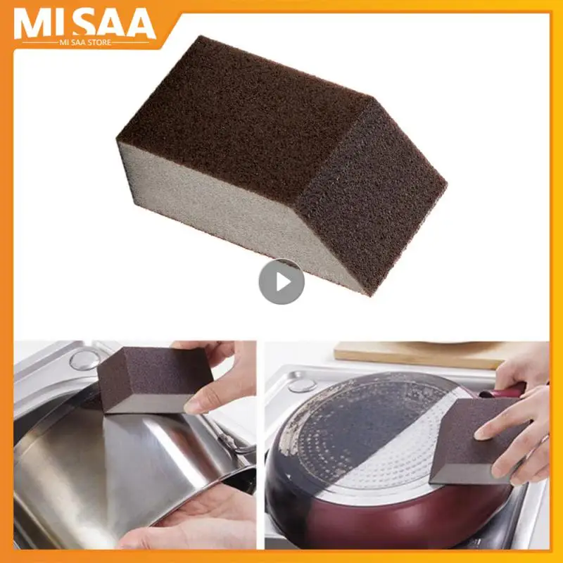 Sponge Eraser Sponge Brush Cleaning Descaling Wiping Removing Rust Household Cleaning Brush Window Cleaning Kitchen Accessories