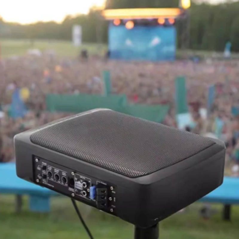 Nuovo subwoofer per auto Sedile per auto in lega di alluminio sotto subwoofer per auto attivo ultrasottile