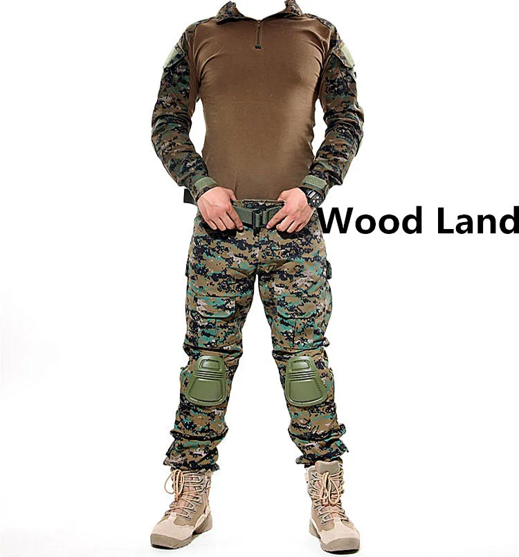 Clothing Multicam Clothing Set High Quality Chasse Hunt Fishing Paintball Pantalon Hombres Hunting Apparel & Accessories