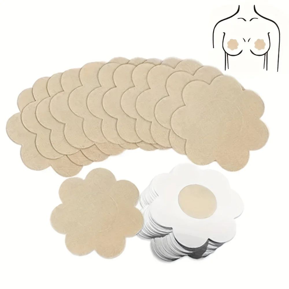 10/50/100-Piece Disposable Nipple Stickers, Invisible Self-Adhesive Anti-Convex Nipple Stickers, Women'S Underwear Accessories